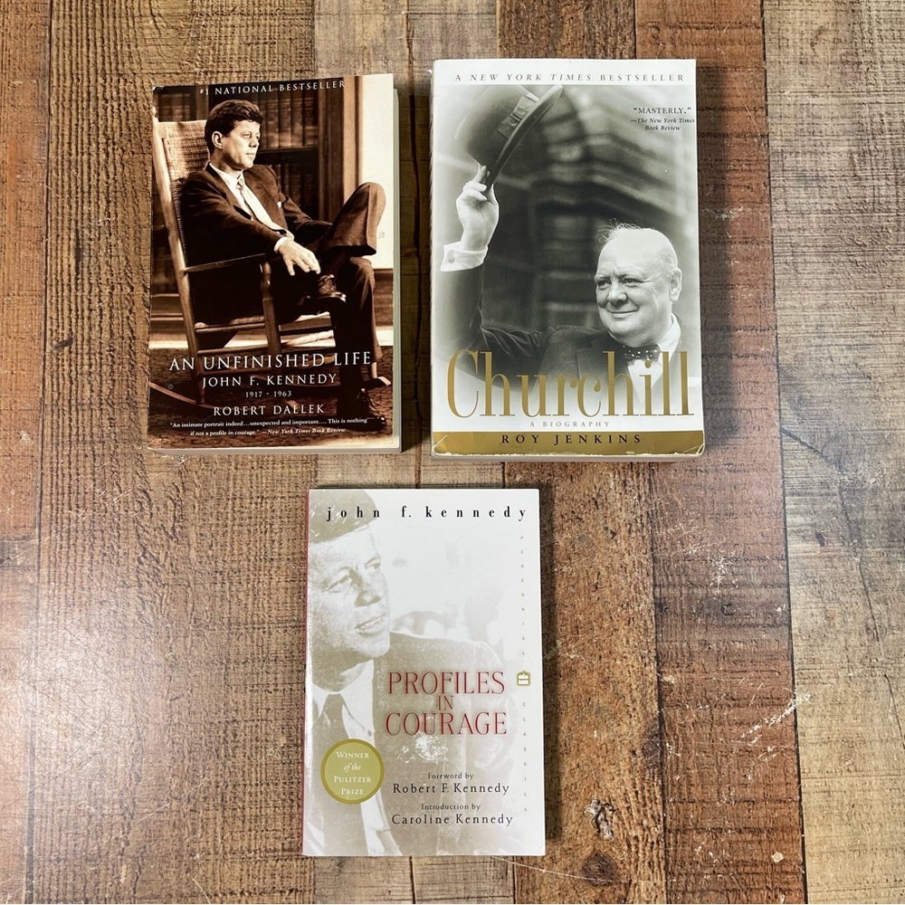 John F. Kennedy Robert F. Kennedy Churchill Biography Bool Bundle History
